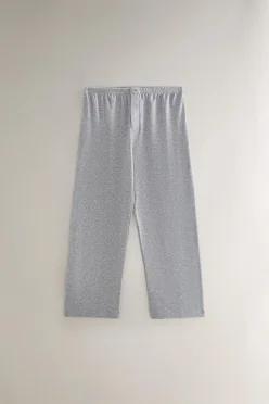 ZARA 자라 코튼 롱 팬츠 - 그레이 9186/122/802 400669