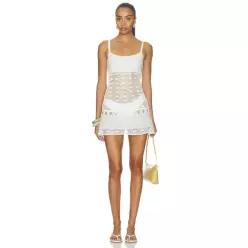 리볼브직영몰 Frankies Bikinis X JENNIE International Angel Crochet Mini Dress FRBI-WD179 Mini