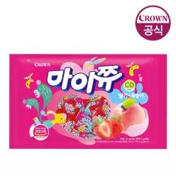 크라운 마이쮸 딸기+복숭아 720gx1개