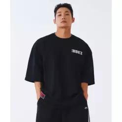 HDEX 코어 스몰 로고 자이언트핏 숏 슬리브 (Black) 2428730