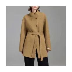 바바라옷장 하이넥 울 하프코트 울90 브랜드공정 고퀄리티 핸드메이드코트 여성오버핏코트 여성겨울코트 여