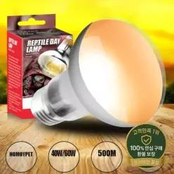 파충류 40W/60W 전체 스펙트럼 UVA 태양 빛 Basking 자리 열 램프 도마뱀 거북이