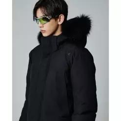 SPYDER 블랙 사파리 퍼 다운 자켓 SPIWCNDJ304U-BLK LE1222561114 -