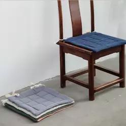 아트박스/홈앳 얇은 무지 면 의자 방석