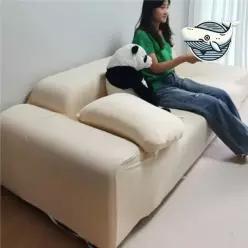 [하프클럽/]아이보리 천연소재 소파커버 맞춤형 침대커버