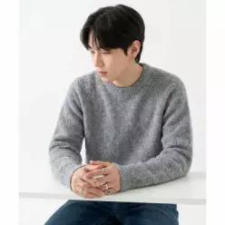 ECORR 포그 알파카 크롭 니트 풀오버 : 6 COLORS