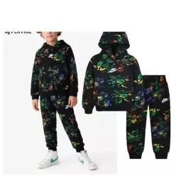 나이키 키즈 NIKE KIDS FLC 리빌 AOP 기모후디.팬츠세트 4-7세 A254SW106P.A254PT107P LE1