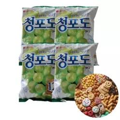 롯데웰푸드 청포도캔디 323g x 4봉