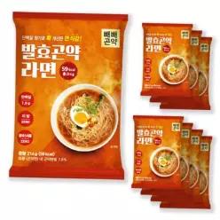 [빼빼곤약] 발효곤약라면 매운맛 214gx8봉