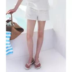드로우핏 우먼 DRAWFIT WOMEN 레이스 크로셰 니트 숏 팬츠 [IVORY] DFWMKN6213IV 417166