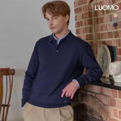 워모 25FW 남성 링클프리 카라 니트_3 Colors