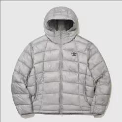 엄브로 엑스레이 후드 경량 패딩 자켓 / Light grey UR421CPJO1