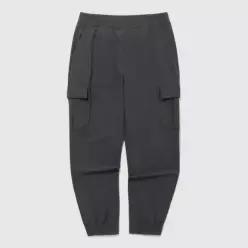 바지 CQK QQ423LPTO1-DGR 유니 레귤러핏 기모 카고 조거 팬츠 / DARK GRAY