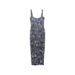 Rachel Gilbert Pierre embellished floral applique midi dress 12034463170824 TP724321892