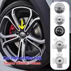 4개 53mm 자동차 휠 센터 허브 캡 커버 엠블럼 오펠 인시그니아 아스트라 J F 안타라 메리바 자피라 코르사