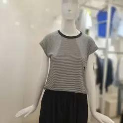 여름 스판 스트라이프 티셔츠 (627870) _EPT
