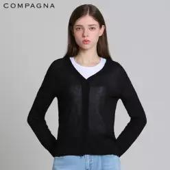 [(compagna)] 썸머 브이넥 니트 가디건 (택가격: 139000원)