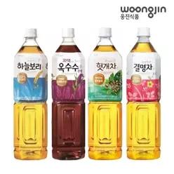 [웅진식품]웅진식품 차음료 1.5L 8펫 헛개차 옥수수수염차 하늘보리 결명자