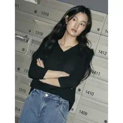CHOR Authentic 3PACK 26SS 헨리넥 7부 니트 3종 1173316