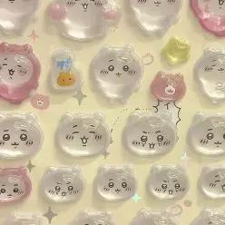 아트박스/무드바이브 먼작귀 캐릭터 3D 입체 다꾸 스티커 2장 폰꾸미기
