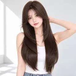[하프클럽/]패션가발 긴 생머리 여성 청순한 이미지 헤어피스