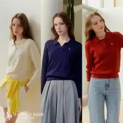 26FW 여성 긴팔 카라 니트 3종