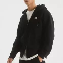 뉴발란스G UNI 에센셜 클래식 기모 후드집업 (SEMI OVER FIT) NBMDF41003-19