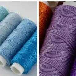 30MECHATRONICS롤 0.55 원형 왁스 와이어 실 가죽 코드 DIY 수공예 도구 핸드 스티칭 플랫 바느질 라인