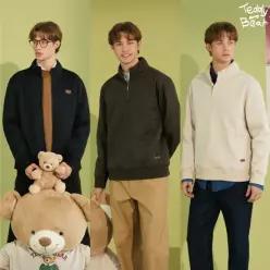 TEDDY BEAR 남성 더블퀼팅 3종 세트 (집업 1종+반집업 2종) (T12M)