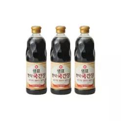 샘표 한식 국간장 860ml 3개