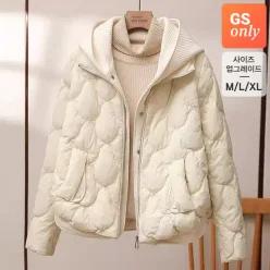 [GS단독-헬렌] 여성 퀄팅 웰론솜 후드 숏패딩 점퍼 아핀패딩점퍼 R-762