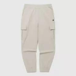 바지 CQK QQ423LPTO1-LBG 유니 레귤러핏 기모 카고 조거 팬츠 / LIGHT BEIGE