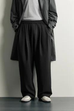 ZARA 자라 컴포트 릴렉스핏 팬츠 블랙 7380 123 800