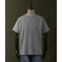 OUTSTANDING JAPANESE TENJIKU JERSEY TUBULAR TEE_MELANGE GRAY