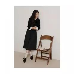 빈폴 BEANPOLE LADIES 케이블 니트 원피스 블랙 BF685UC015 510171