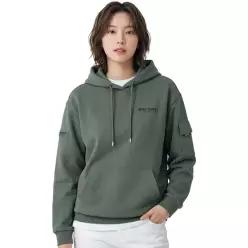디스커버리 공용 와펜 포켓 후드티 DXHD35044-LKS