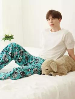 [정품] RENOMA 레노마 [디즈니] 성인 민트 수면 바지 MI_0C35U28704 PEB0C35U28704