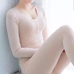 [라일리여성언더웨어] Rly 남성 기모 내의 세트 발열 상하복 53299717)