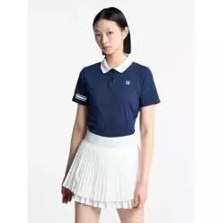 FILA 소로나 소매 배색 카라티(FS262TS11U003472) 6079942 1100FS262TS11U003472