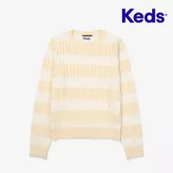 Keds 스트라이프 니트 풀오버_KD2STF3101FVAA