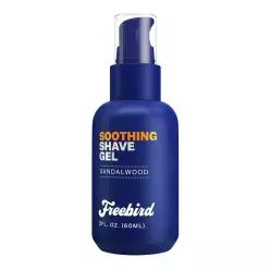 남성용 프리버드 쉐이브 젤 - 60mL 초매끄럽고 민감한 피부 포뮬러로 정밀 면도 거품 방지 알로에 베라로