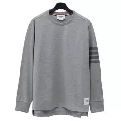 [THOM BROWNE]  남성 저리리 맨투맨 티셔츠 MJS117A06769-055