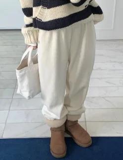 MADE 로랑 벨로아 밍크 조거팬츠 (2color)