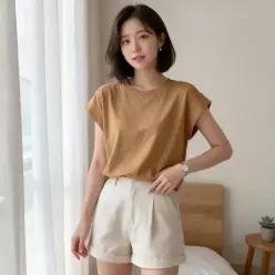 [하프클럽/]여성 반팔티 루즈핏 티셔츠 데일리 여름 상의 출근룩 등교룩 여