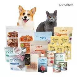 펫토리아 강아지/고양이 인기 간식 한입뚝딱 한캔뚝딱 동결건조 뚝딱뚝딱 대용량 육포