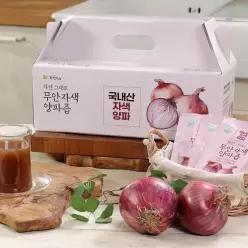 자연식품무안자색양파즙 120포(100ml 30포x4박스)