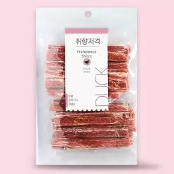 취향저격 콜라겐 오리 슬라이스 160g - 강아지 애견 육포 간식