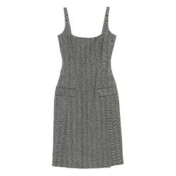 페라가모 striped pleated midi dress 10540536037640 TP721372047