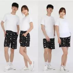 [라일리여성언더웨어] Rly 홈웨어 파자마 반바지 여성 아이스 숏팬츠 세트