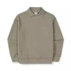 SNOW PEAK 여성 세미 크롭 카라 맨투맨 Olive (S FHT67) 60B1496927 S F-HT67 OL